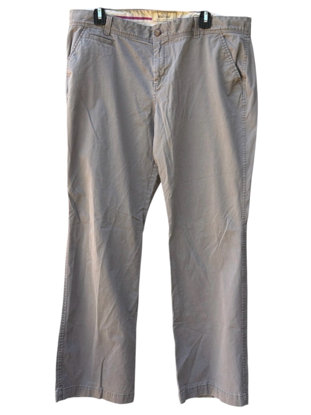 Old Navy Grey Perfect Boot Cut Khakis Women Size 16